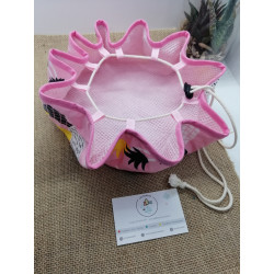 Sac pieds au sec rose